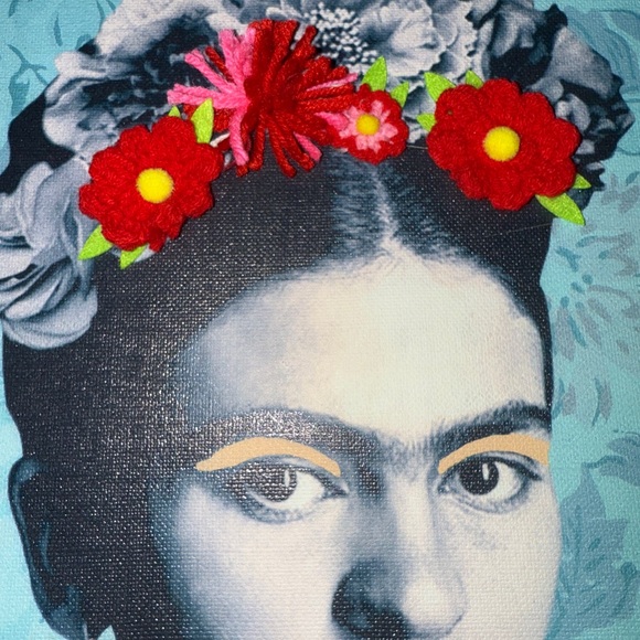 Frida Kahlo Floral Art Print - Picture 5 of 6